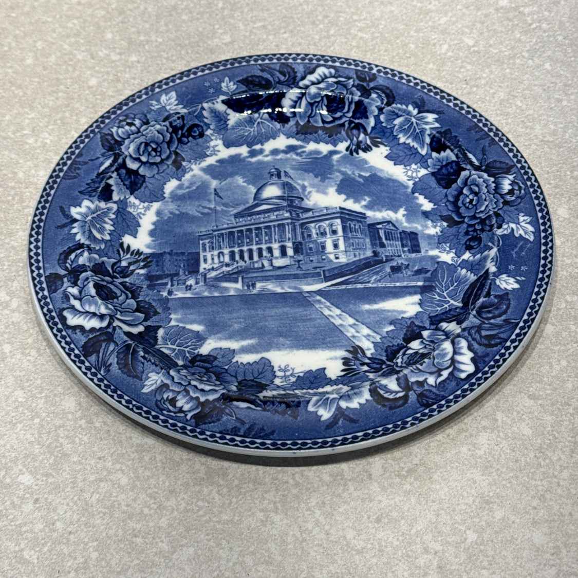 State House Boston Plate
