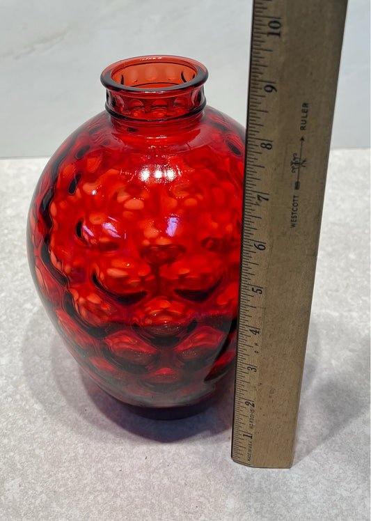 Red Vase