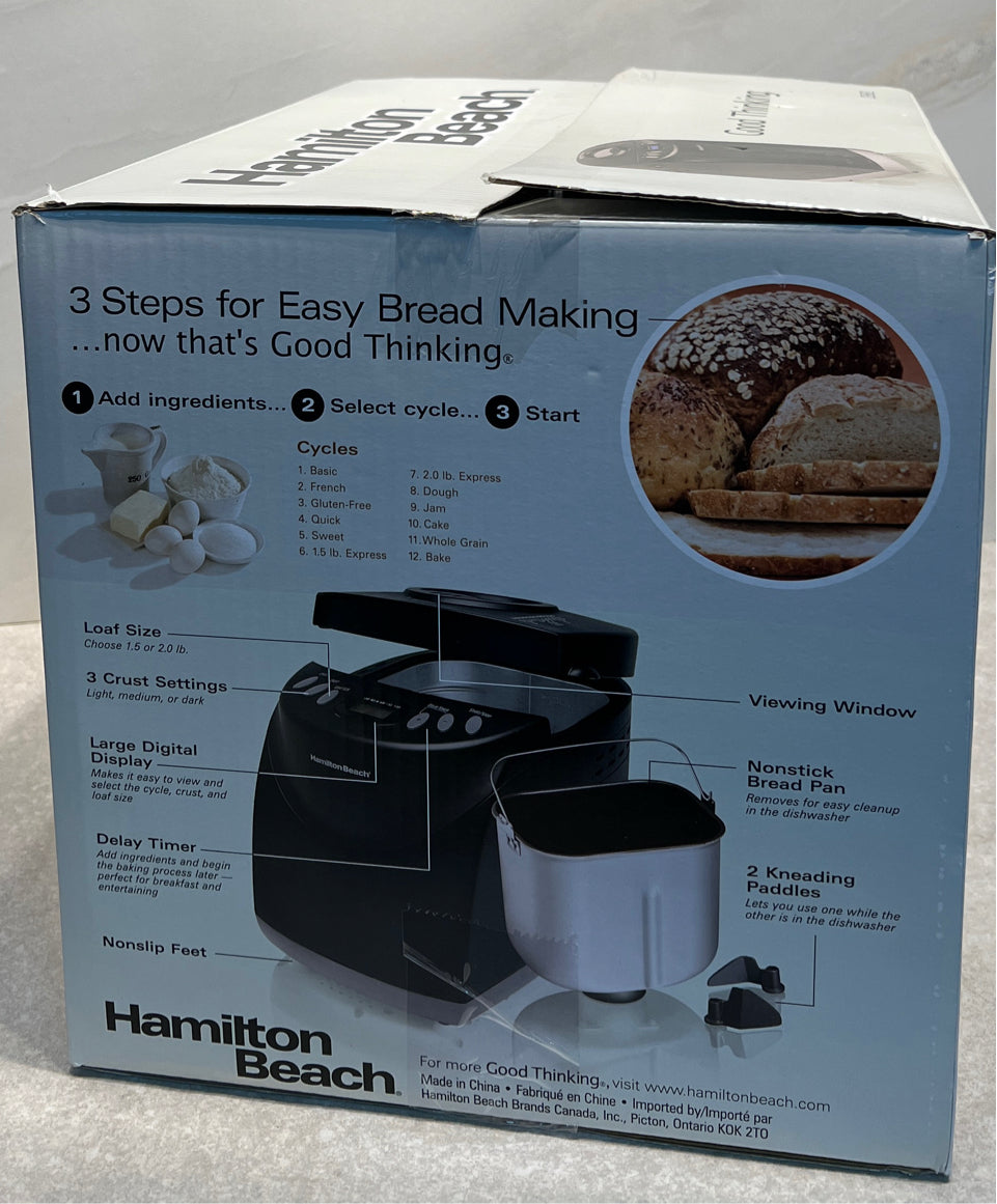 Hamilton Beach Bread Baker