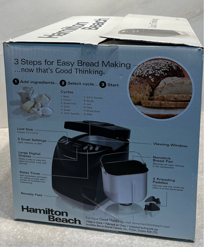 Hamilton Beach Bread Baker