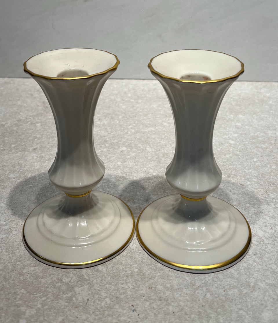 Set of 2 Lenox Candleholders