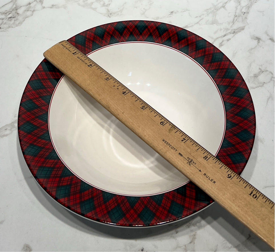 Plaid Bowl