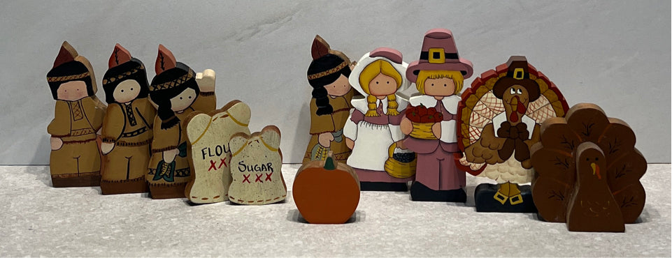 Bag Of Wooden Fall Decor