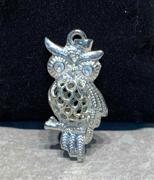 Sterling Owl Pendant