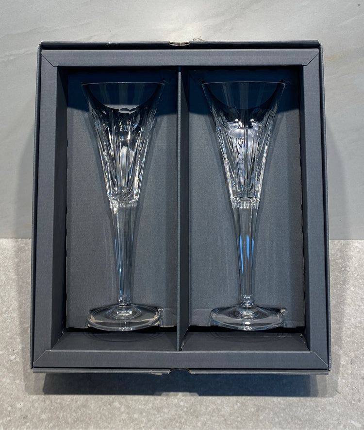 Pair of Waterford Champagne Glasses
