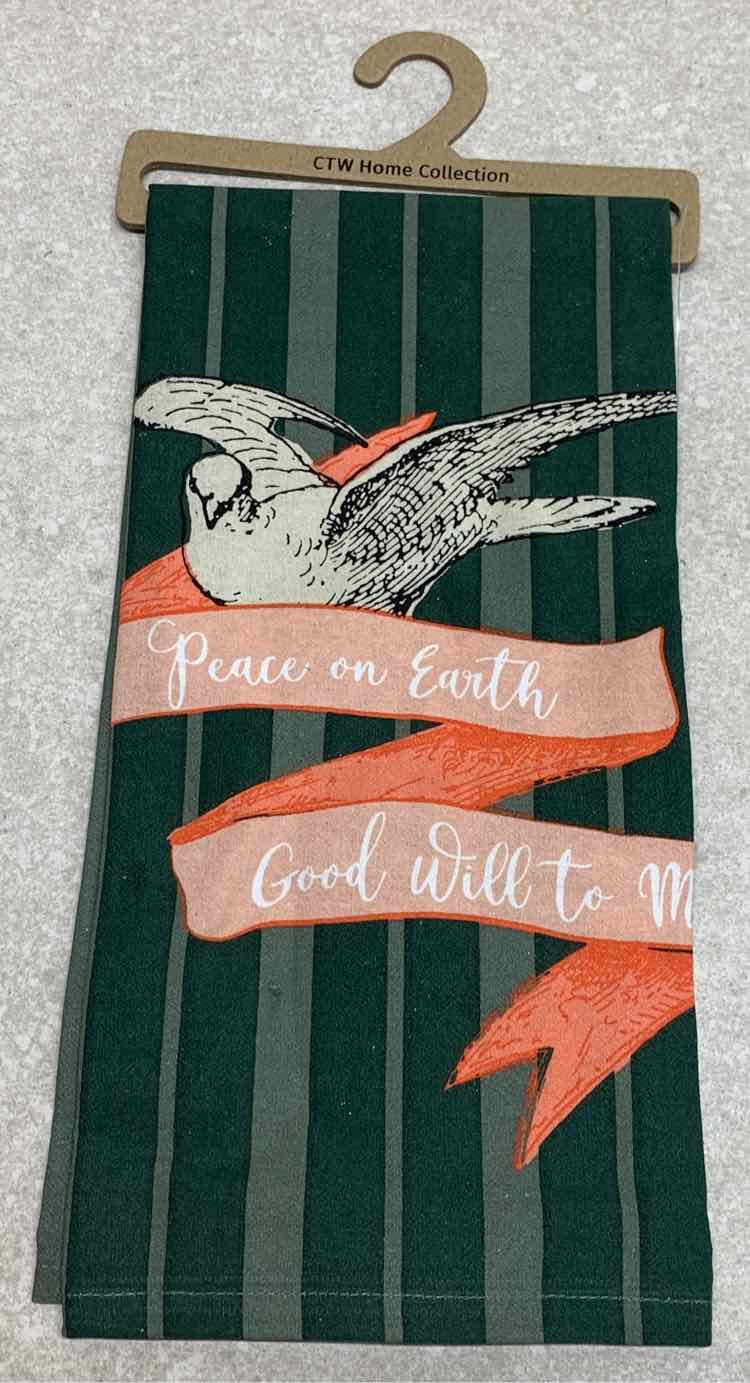 Peace on Earth Tea Towel