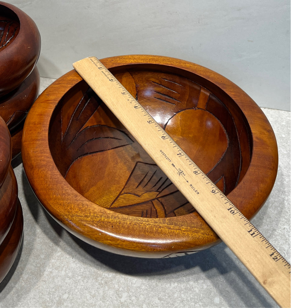 7-Piece Wooden Bowl Set