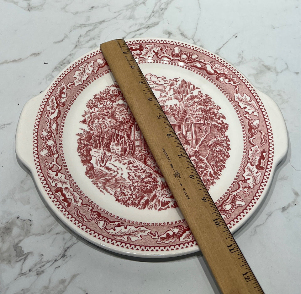 Memory Lane Cake Plate