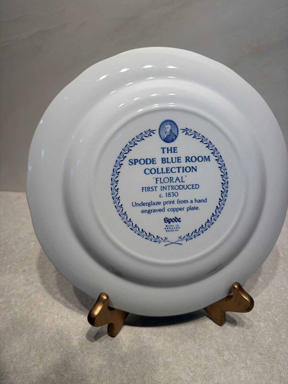 10" Spode Plate