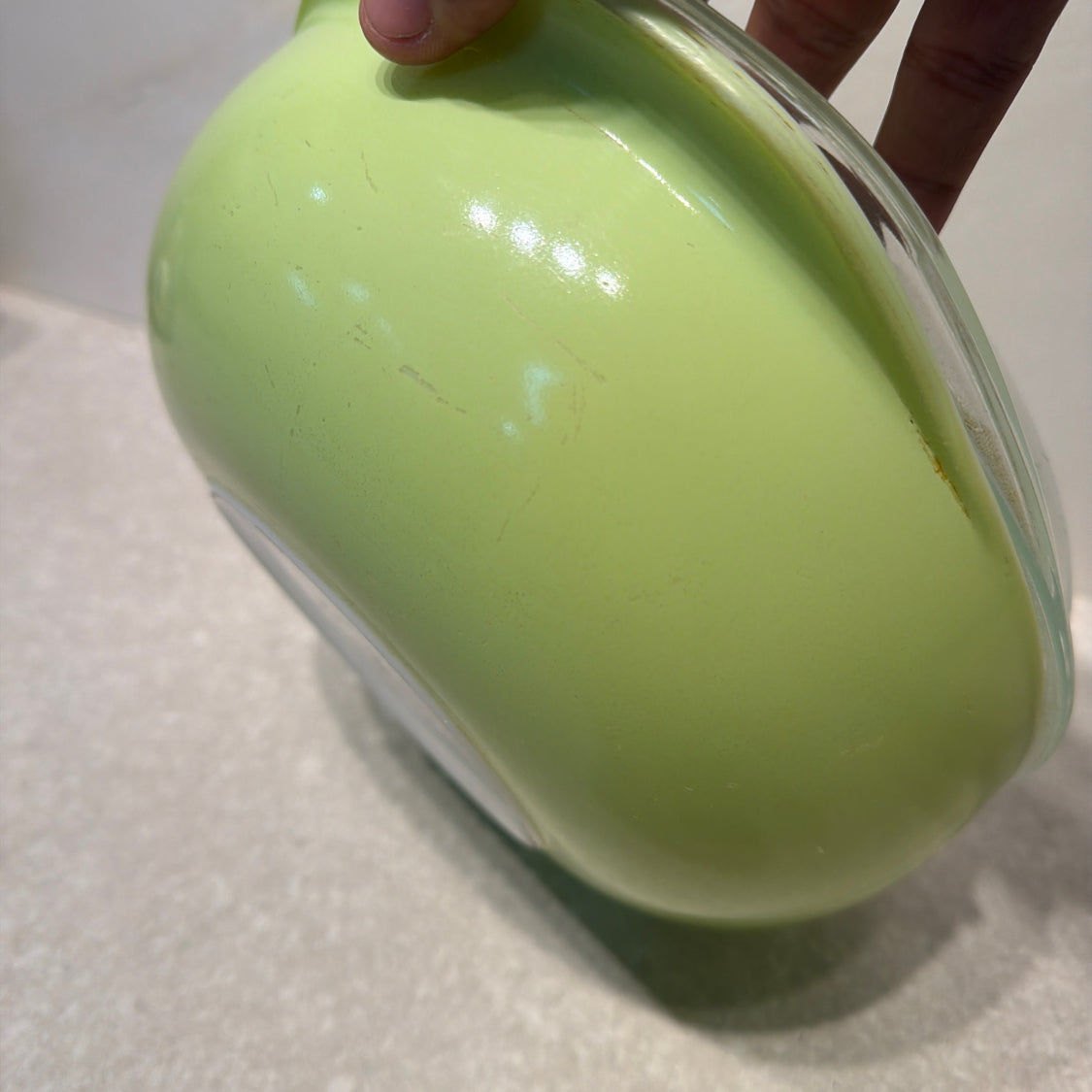Covered Pyrex Bowl