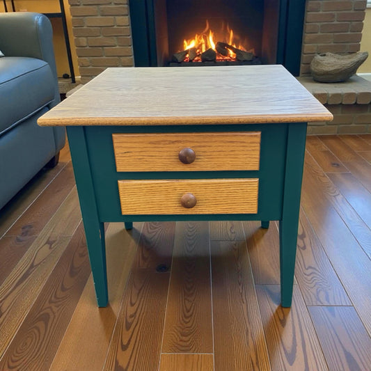 2 Drawer End Table