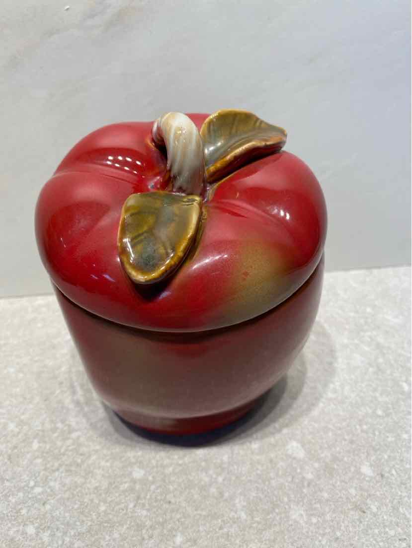 Covered Apple Jar