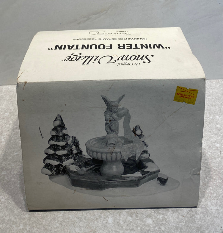 Dept. 56 Winter Fountain