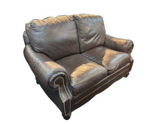 Sherril Leather Loveseat