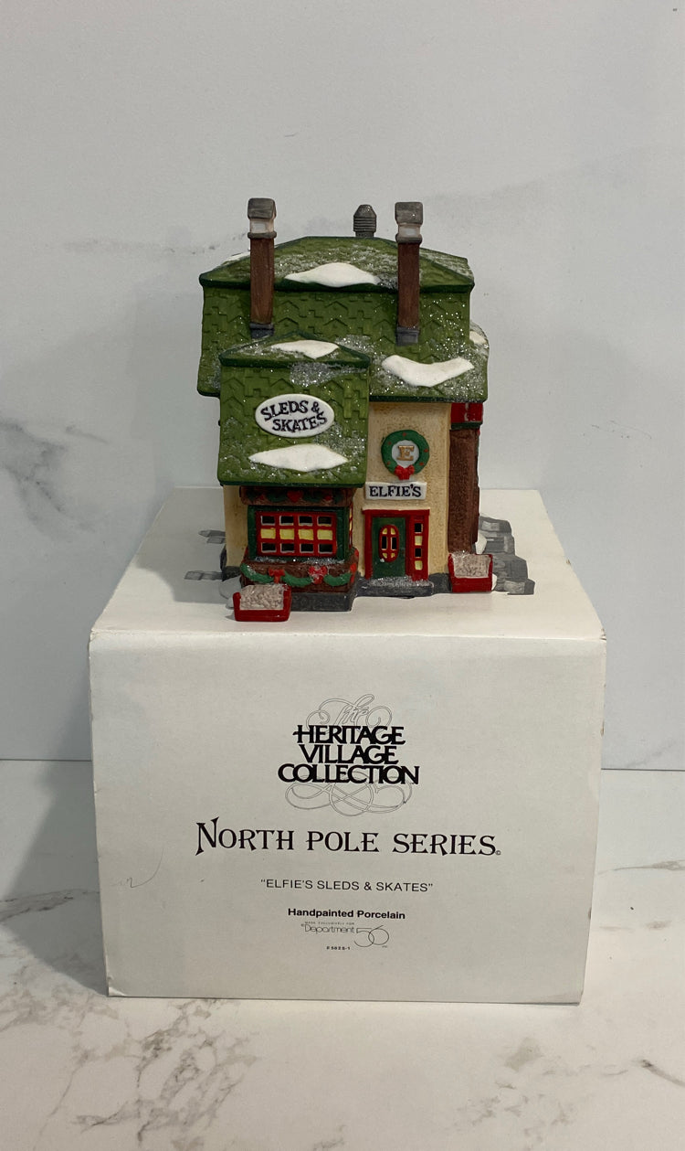 Dept. 56 Elfie's Sleds and Skates