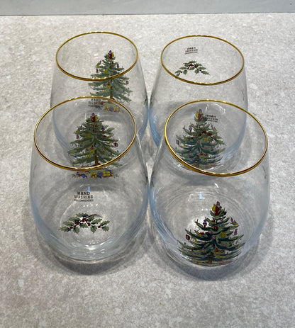 Set of 4 Spode Glasses