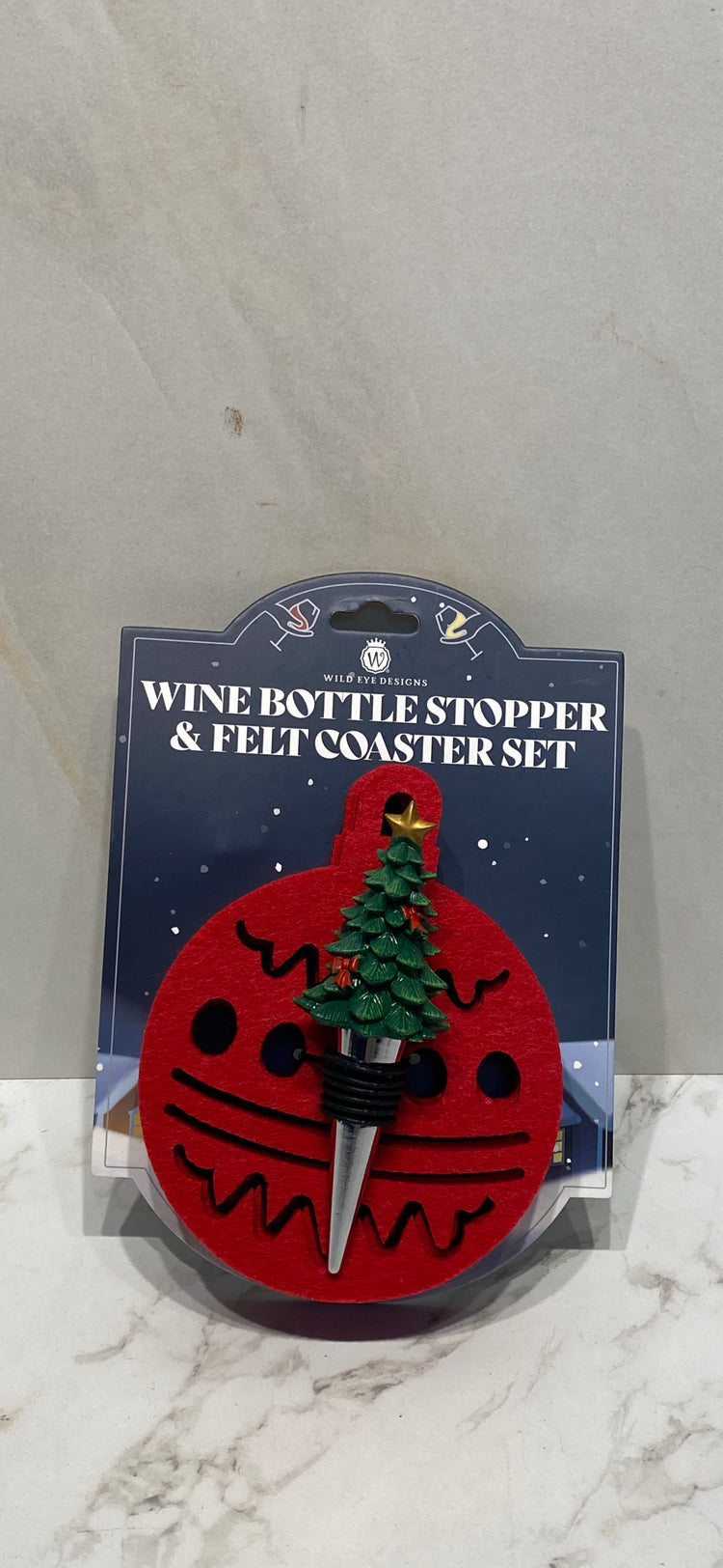 Bottle Stopper and Coaster Set