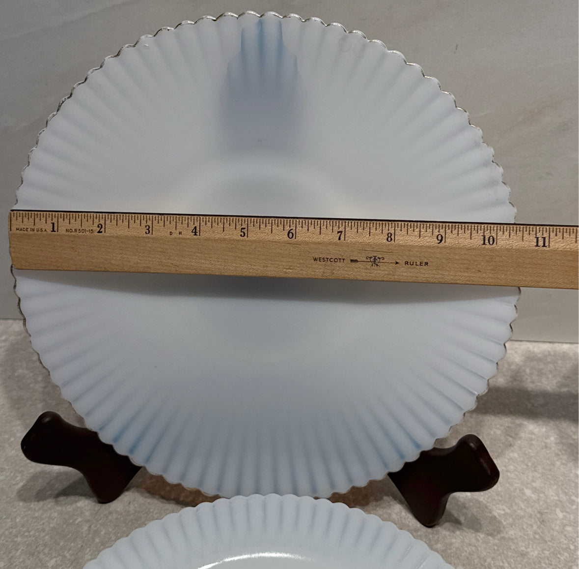 Set of 7 Petalware Plates