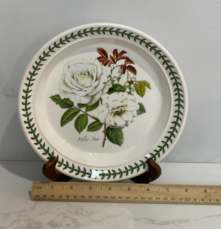 Botanic Roses  8.5" Plate