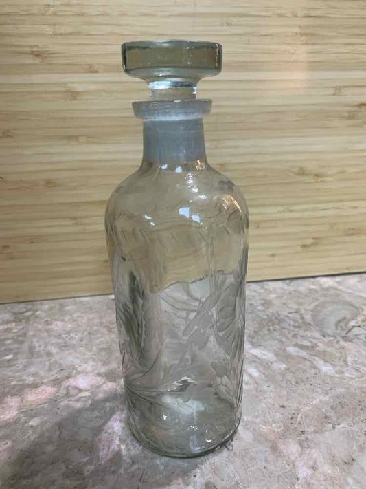 Etched Perfume Bottle