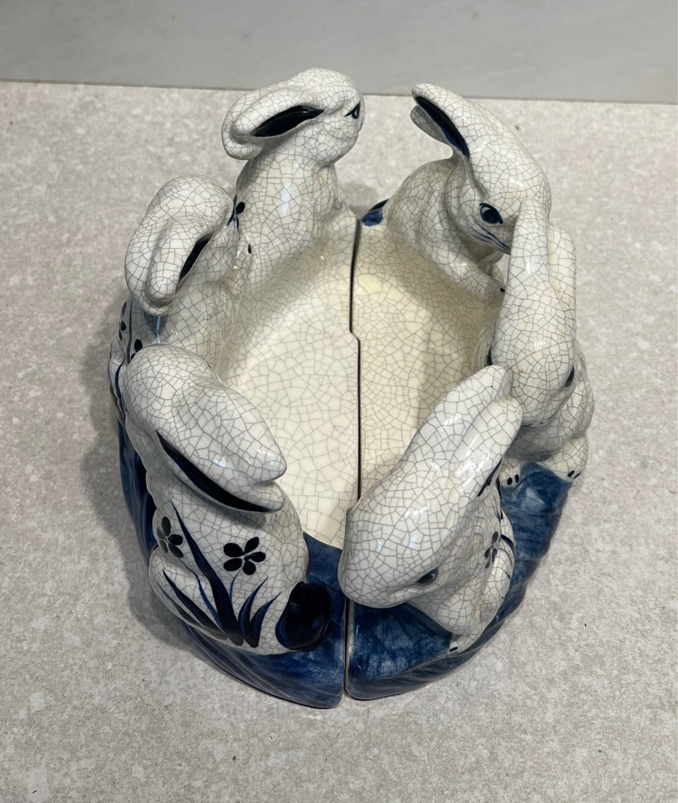 Dedham Pottery Bookends