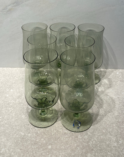 Lenox Green Mist 7  Ice Tea Glasses
