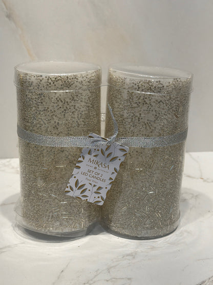 Mikasa Set of 2 LED Candles