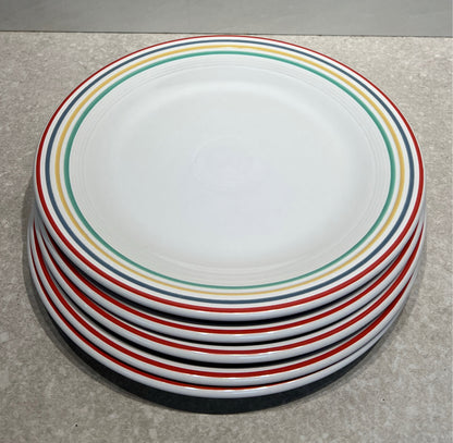 Set of 5 Fiesta Dinner Plates
