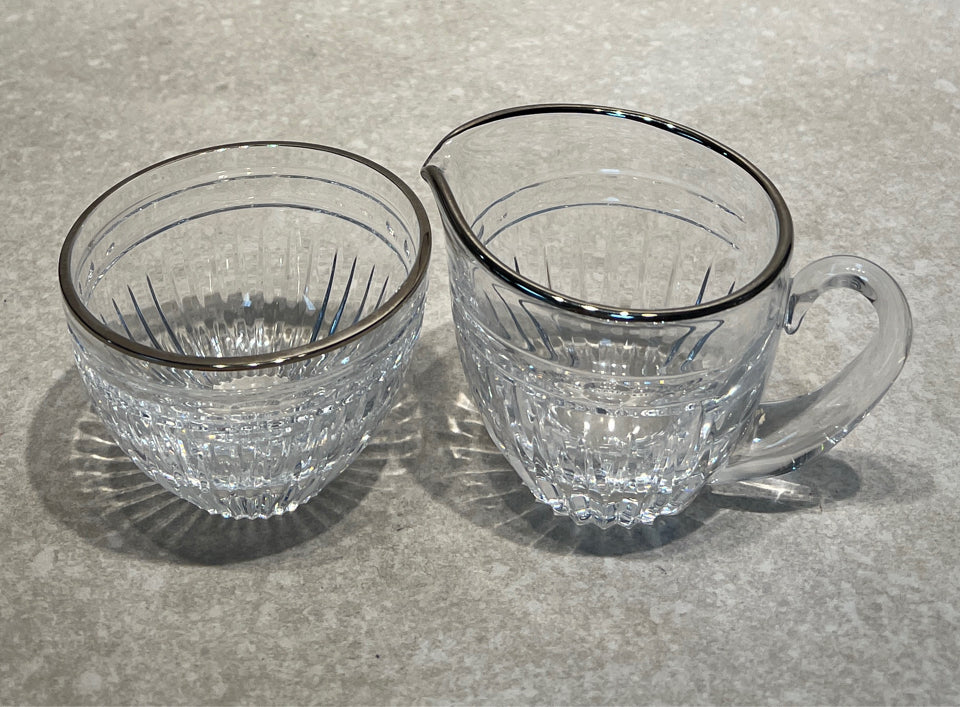 Waterford Sugar and Creamer