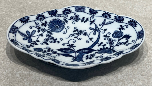 Blue Onion Plate