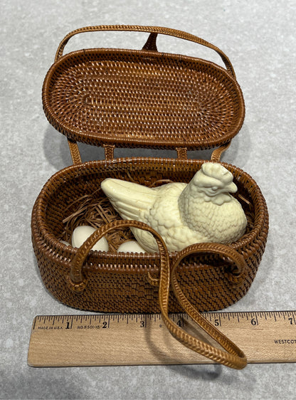 Basket with Hen