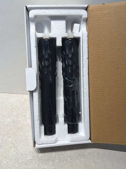 Black Dripping Candles