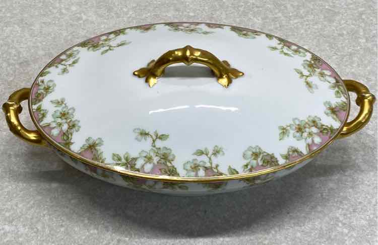 Covered Limoges Bowl