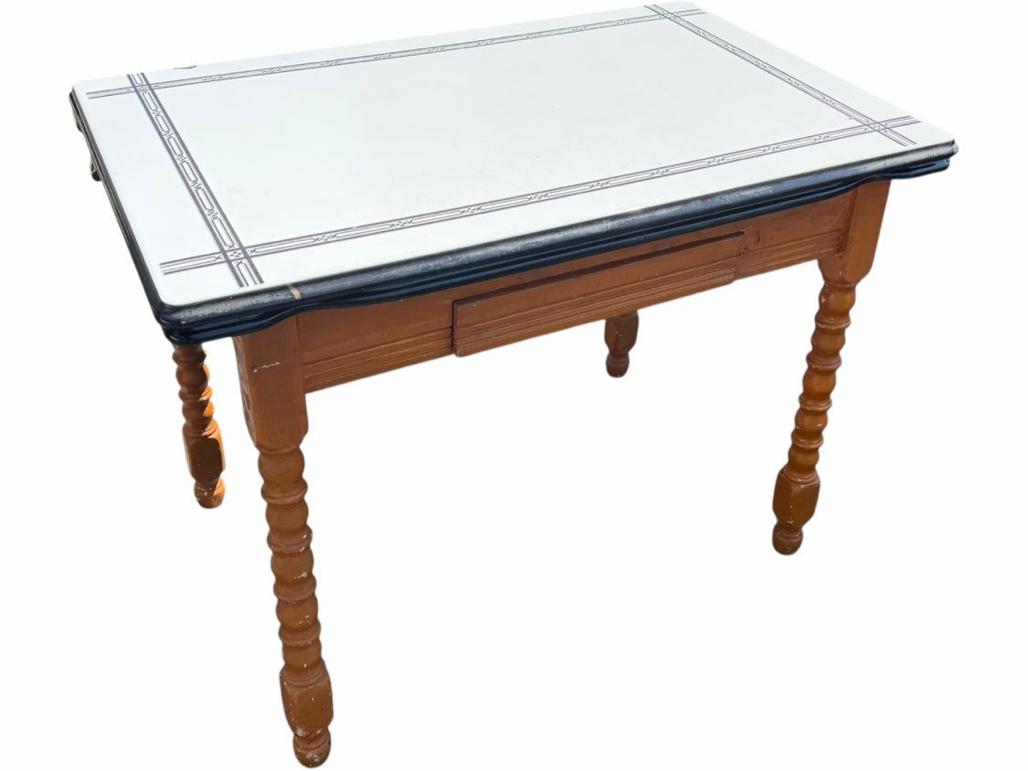 Enamel Top Table