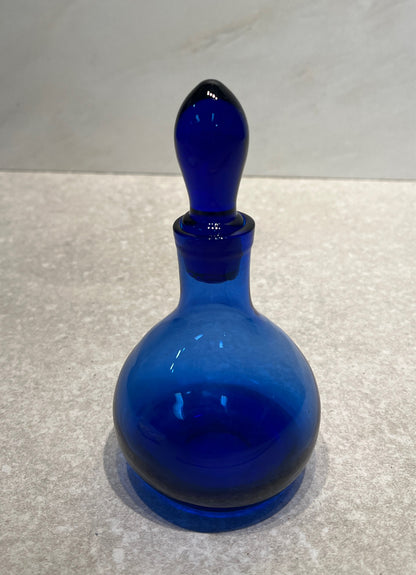 Blue Bottle with Stopper
