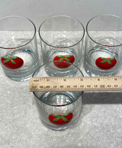 Set of 4 Bloody Mary Tomoto Glasses