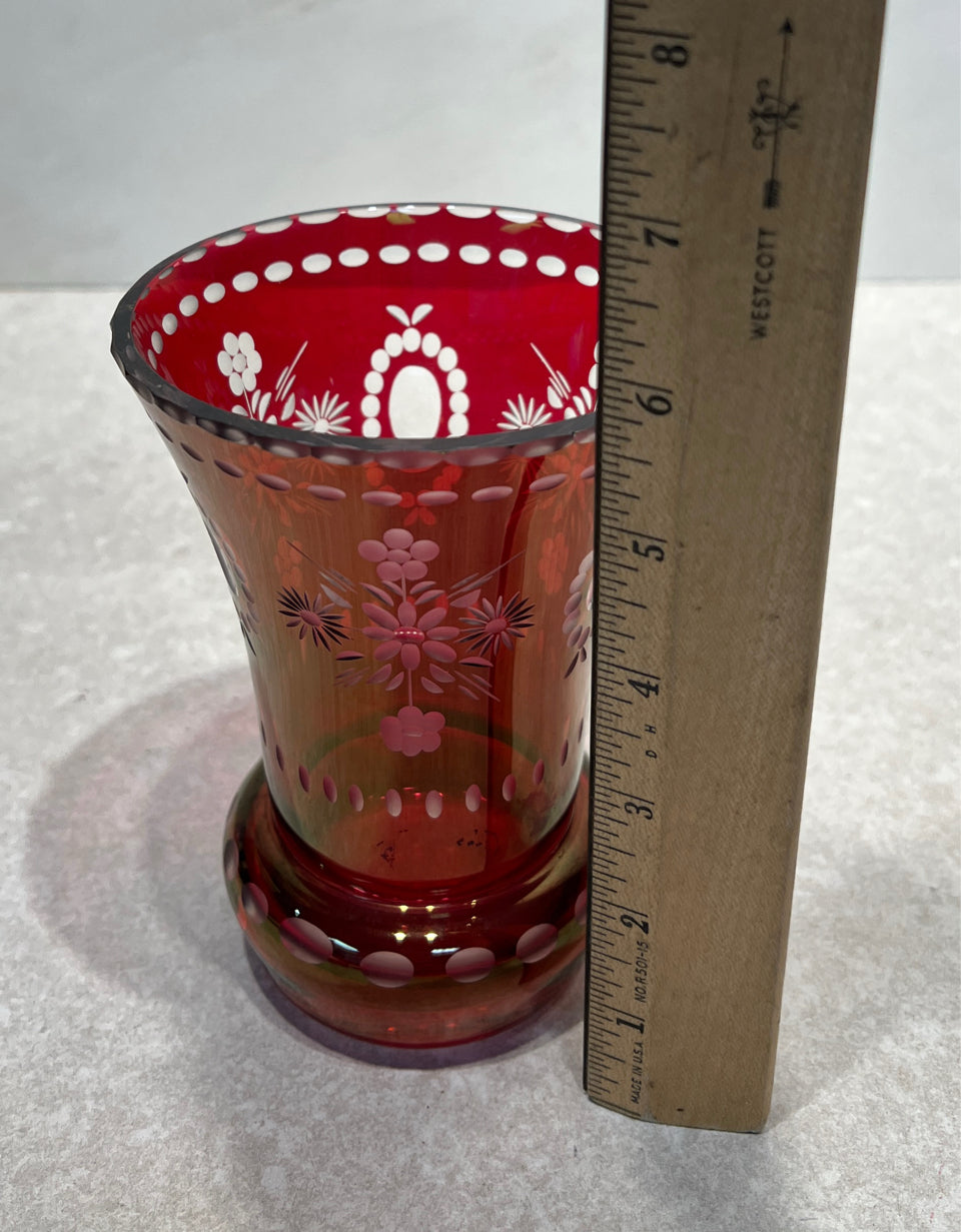 Red Vase