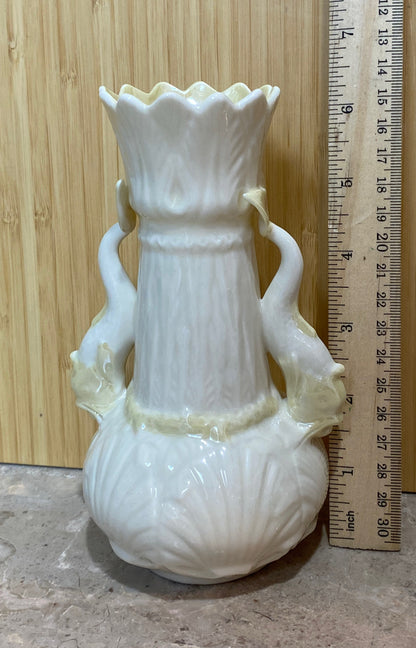 Belleek Koi Fish Vase