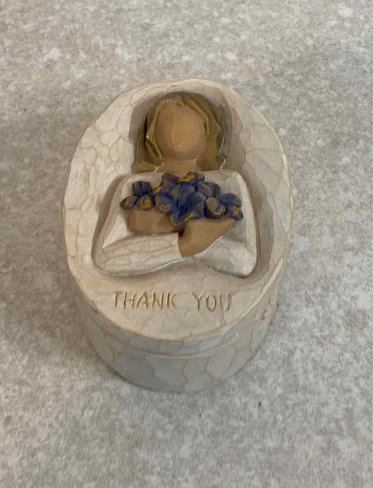 Willow Tree Thank You Trinket