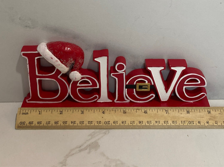 Believe Sign