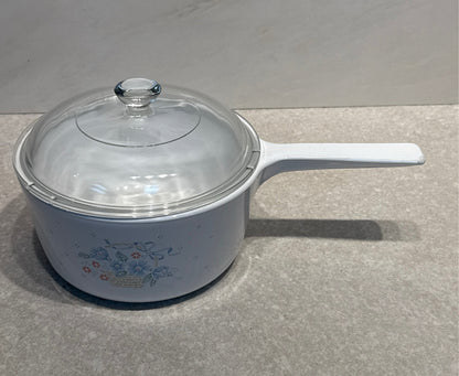 Covered Corningware Handled Bowl