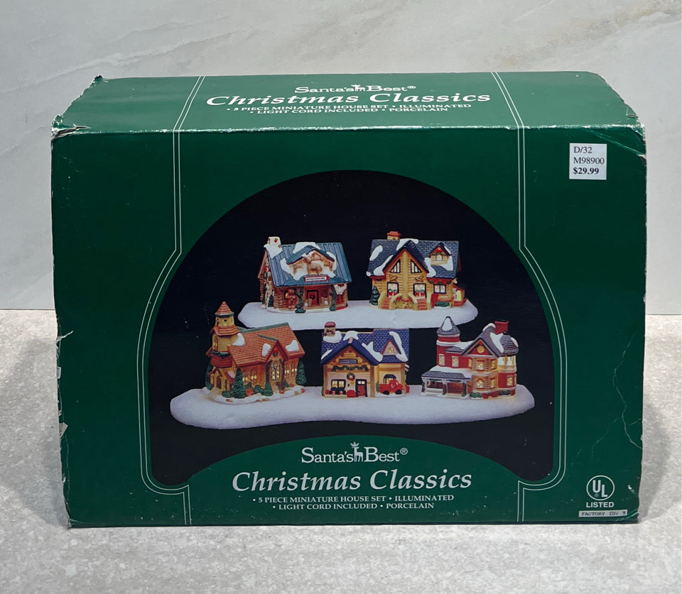 5-Piece Miniature House Set