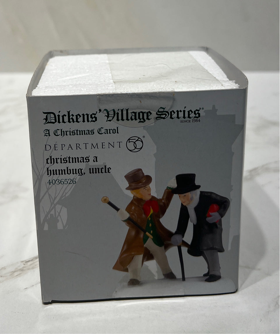 Dept. 56  Christmas A  Humbug Uncle