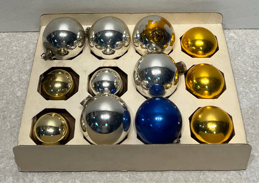 Box of Vintage Ornaments