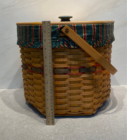 Covered Longaberger Basket
