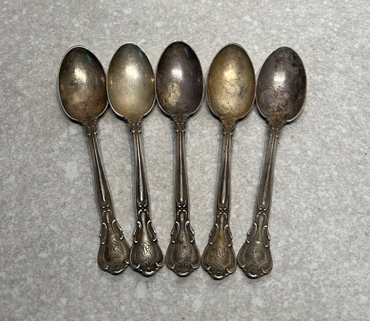 Set of 5 Sterling Spoons
