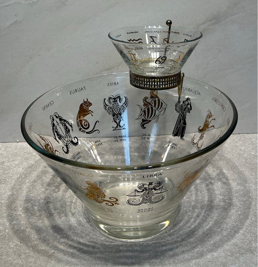 MCM Chip and Dip Bowl Set