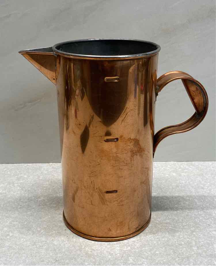 Copper pitcher