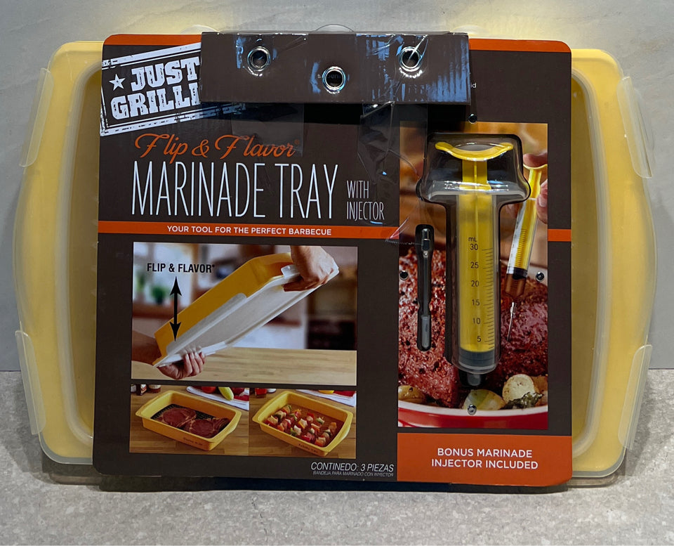 Marinade Tray With Injector