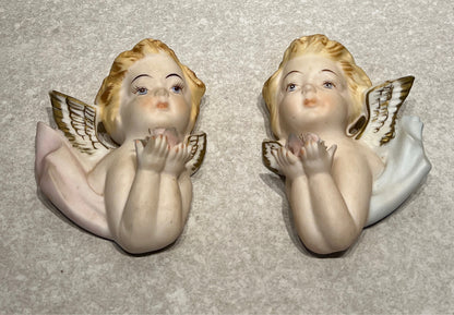 Set of 2 Tilso Wall Cherubs